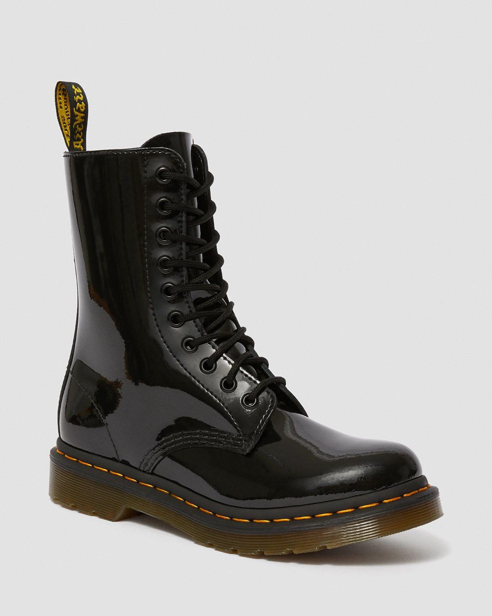 Dr Martens 1490 Patent Kožené Čižmy Damske ( Čierne ) SK 234-AVGWZQ